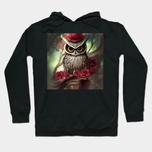 Beautiful Owl the Bird of the Night Hoodie